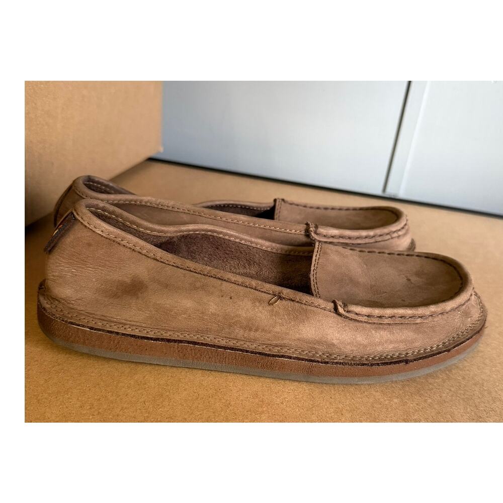 Women's Rainbow 7/8 Slip on Premier Leather Loafer Brown